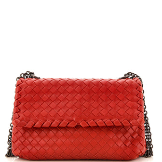 Bottega Veneta Olimpia Crossbody Bag Intrecciato Nappa Baby