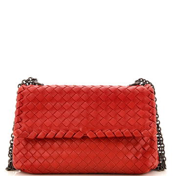 Bottega Veneta Olimpia Crossbody Bag Intrecciato Nappa Baby