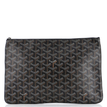 Goyard Senat Zip Pouch Coated Canvas MM