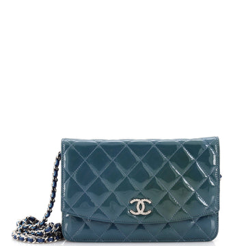 Chanel Brilliant Wallet on Chain Quilted Patent