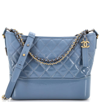 Chanel Gabrielle Hobo Quilted Goatskin and Patent Medium