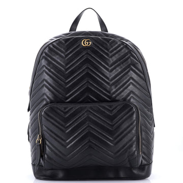 Gucci GG Marmont Pocket Backpack Matelasse Leather Medium