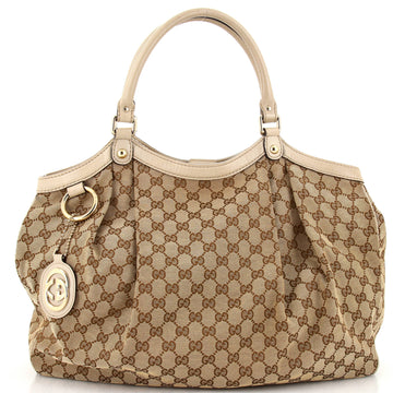 Gucci Sukey Tote GG Canvas Large