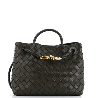 Bottega Veneta Andiamo Top Handle Bag Intrecciato Nappa Small