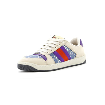 Gucci Screener Sneakers Fabric and Leather