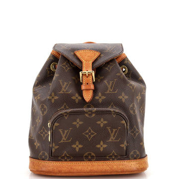Louis Vuitton Vintage Montsouris Backpack Monogram Canvas PM