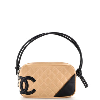 Chanel Cambon Pochette Quilted Leather