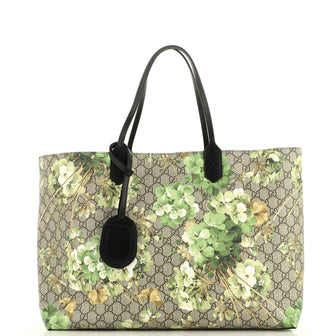 Gucci Reversible Tote Blooms GG Print Leather Large