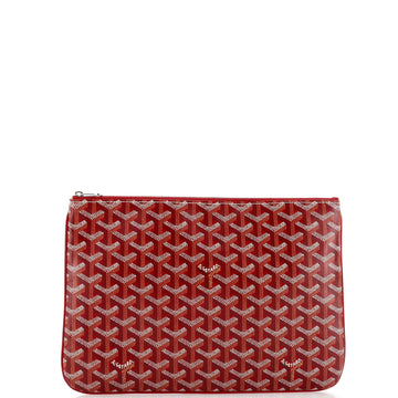 Goyard Senat Zip Pouch Coated Canvas MM