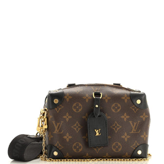 Louis Vuitton Petite Malle Souple Handbag Monogram Canvas