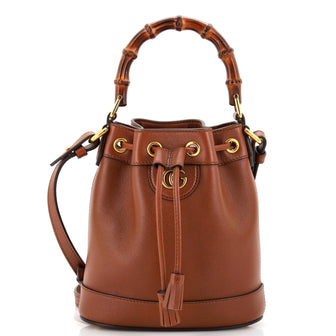 Gucci Diana Bucket Bag Leather Mini