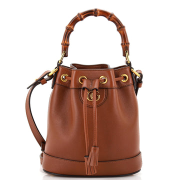 Gucci Diana Bucket Bag Leather Mini