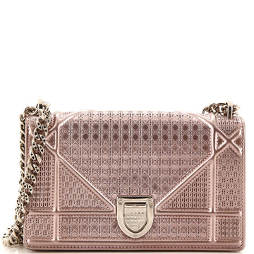Christian Dior Diorama Flap Bag Cannage Embossed Calfskin Mini