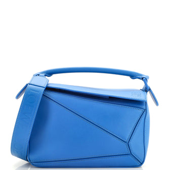 Loewe Puzzle Bag Leather and Suede Small