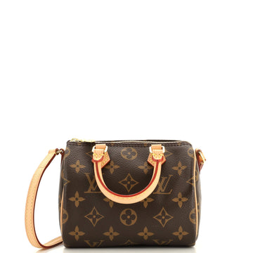 Louis Vuitton Speedy Bandouliere Bag Monogram Canvas Nano
