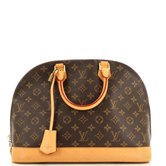 Louis Vuitton Alma Handbag Monogram Canvas PM