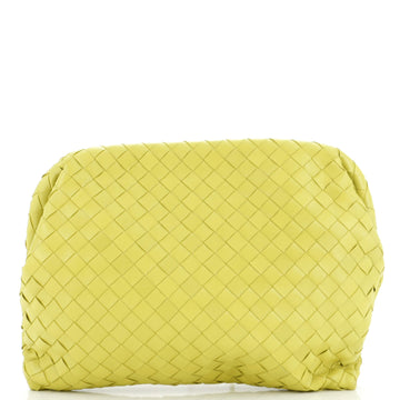 Bottega Veneta Frame Clutch Intrecciato Leather Large