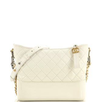 Chanel Gabrielle Hobo Quilted Goatskin and Patent Medium