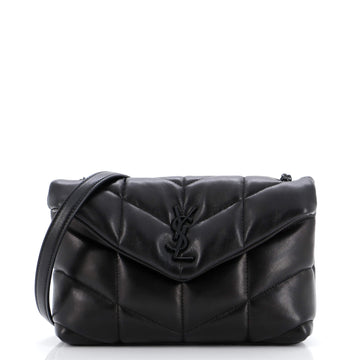 Saint Laurent Loulou Puffer Shoulder Bag Quilted Leather Mini