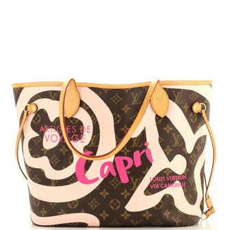 Louis Vuitton Neverfull NM Tote By The Pool Monogram Watercolor Giant MM