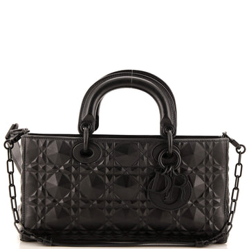Christian Dior Ultra Matte Lady D-Joy Bag Diamond Motif Cannage Calfskin Medium