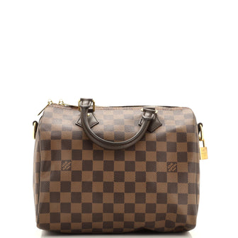 Louis Vuitton Speedy Bandouliere Bag Damier 25