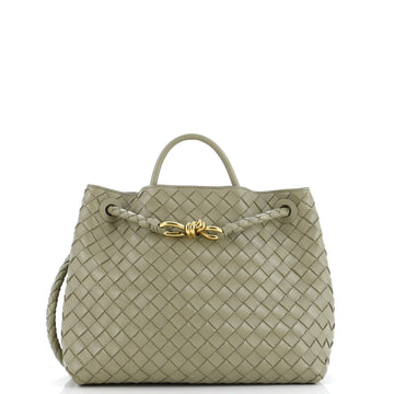 Bottega Veneta Andiamo Top Handle Bag Intrecciato Nappa Medium