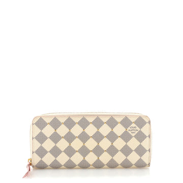 Louis Vuitton Clemence Wallet Studded Damier