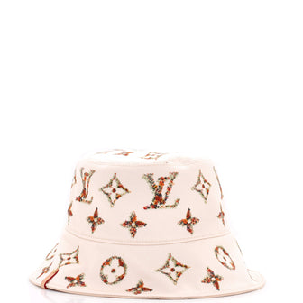 Louis Vuitton Monogram Flower Tile Reversible Hat Printed Cotton