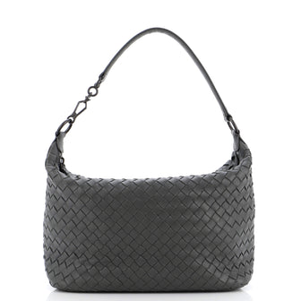Bottega Veneta Zip Hobo Intrecciato Nappa Small