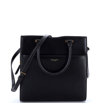 Saint Laurent Uptown Tote Leather Small