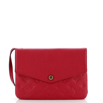 Louis Vuitton Twice Handbag Monogram Empreinte Leather