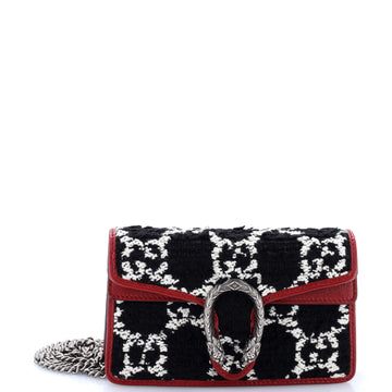 Gucci Dionysus Bag GG Tweed Super Mini