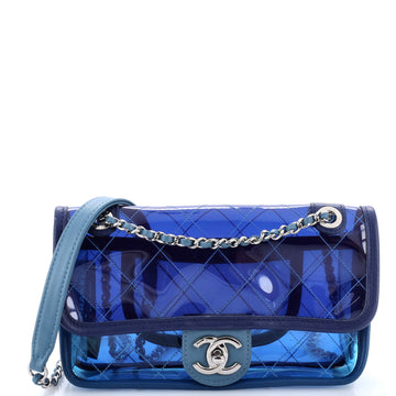 Chanel Coco Splash Flap Bag Quilted PVC With Lambskin Small