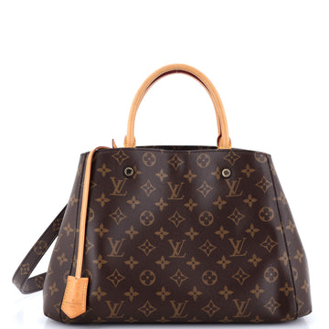 Louis Vuitton Montaigne Handbag Monogram Canvas MM