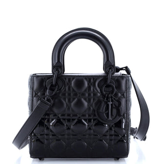 Christian Dior Lady Dior Bag Cannage Quilt Gradient Patent Small