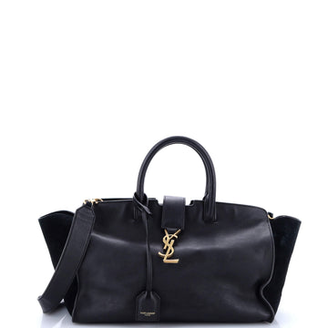 Saint Laurent Monogram Cabas Downtown Leather Small