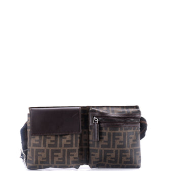 Fendi Pocket Belt Bag Zucca Coated Canvas Small