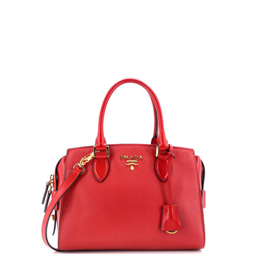 Prada Convertible Zip Tote Saffiano Leather Small