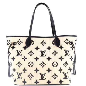 Louis Vuitton Neverfull NM Tote By The Pool Monogram Raffia MM