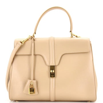 Celine 16 Top Handle Bag Smooth Calfskin Medium