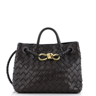 Bottega Veneta Andiamo Top Handle Bag Intrecciato Nappa Small