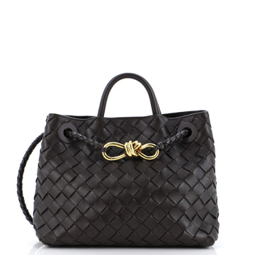 Bottega Veneta Andiamo Top Handle Bag Intrecciato Nappa Small
