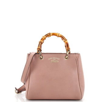 Gucci Bamboo Shopper Tote Leather Mini