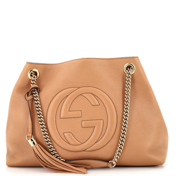 Gucci Soho Chain Strap Shoulder Bag Leather Medium