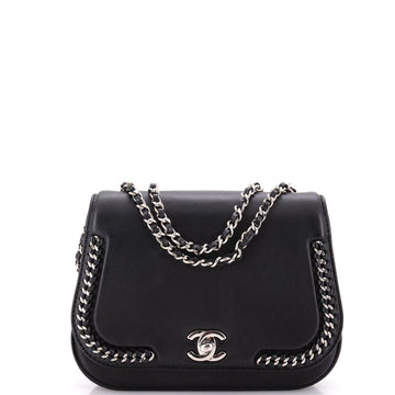 Chanel Braided Chic Flap Bag Calfskin Small