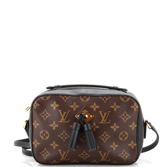 Louis Vuitton Saintonge Handbag Monogram Canvas with Leather