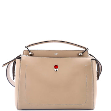 Fendi DotCom Convertible Satchel Leather Medium