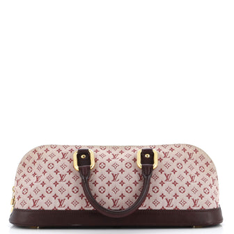 Louis Vuitton Alma Handbag Mini Lin Horizontal