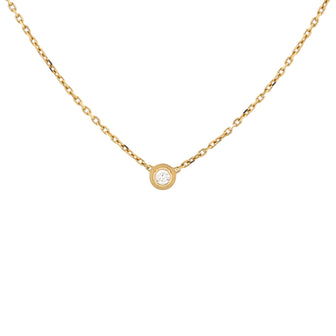 Cartier Cartier D'Amour Pendant Necklace 18K Yellow Gold and Diamond XS